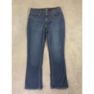 Riders by Lee Women's Denim Blue Jeans Size 12M Straight Cut 5-Pocket Design